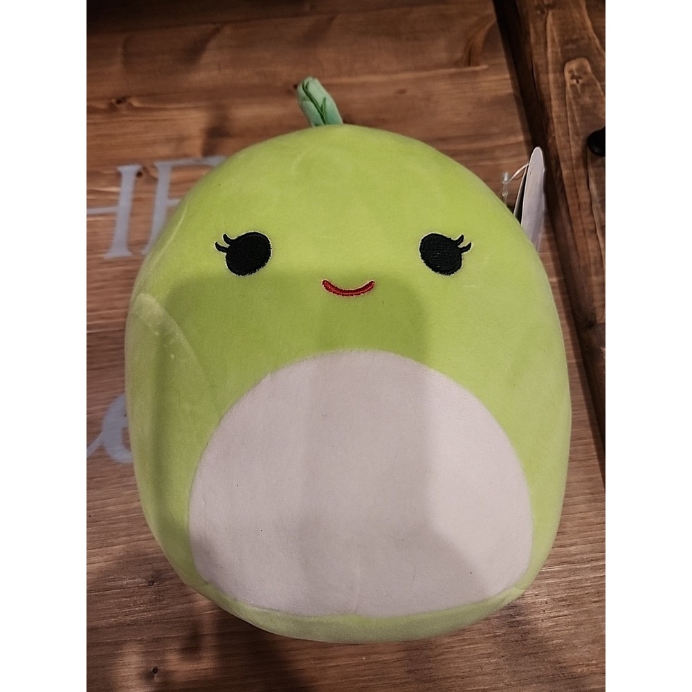 NEW 8" ASHLEY the Green APPLE Fruit Kellytoys Squishmallow 2019 NWT‎ Plush Toy